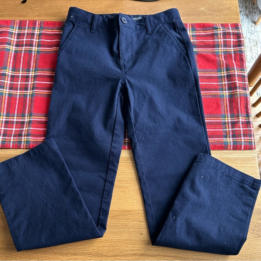 Old Navy Boys Dark Blue Chinos (never worn)